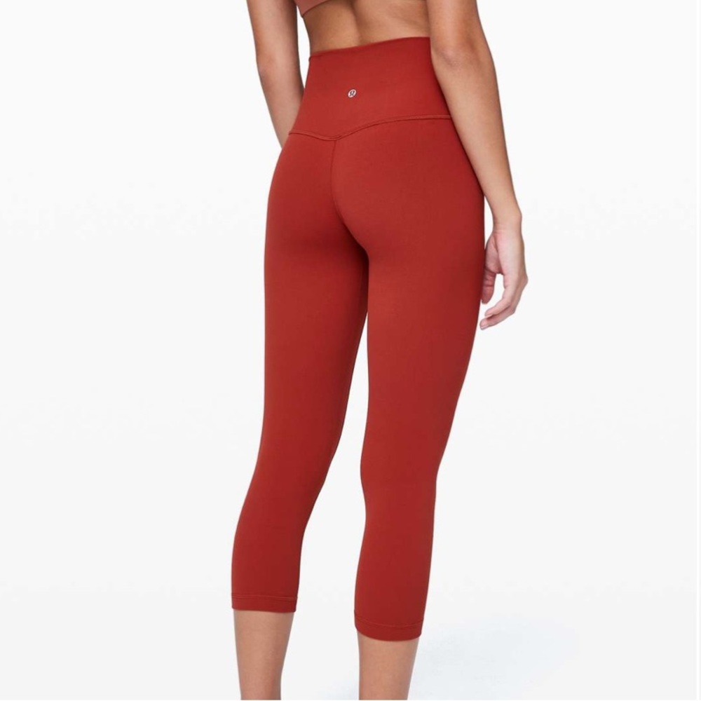 lululemon Align™ High-Rise Crop 21" Cayenne Like New sz